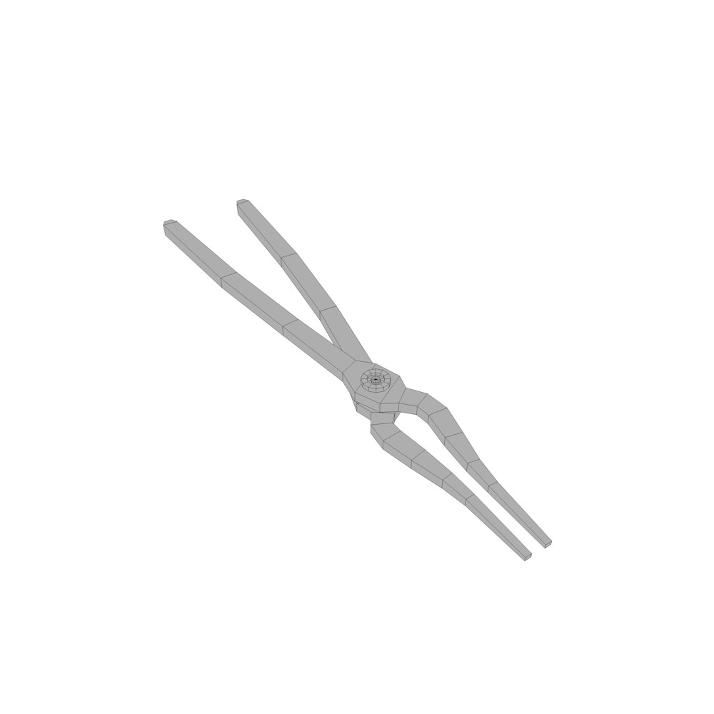 Blacksmith Tools Low-poly 3D model_20