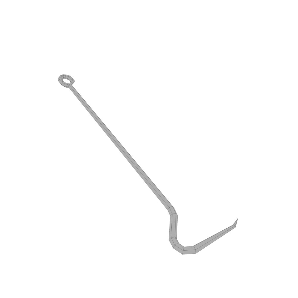 Blacksmith Tools Low-poly 3D model_3