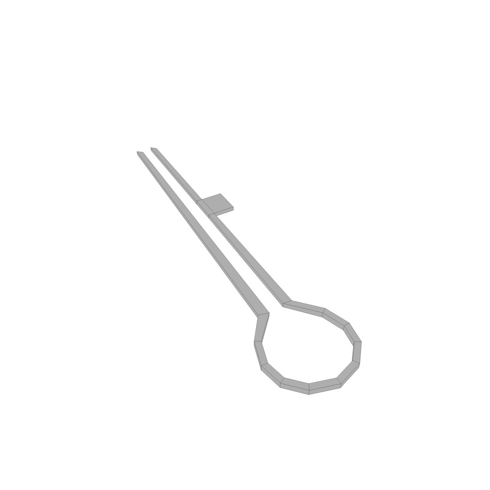 Blacksmith Tools Low-poly 3D model_9