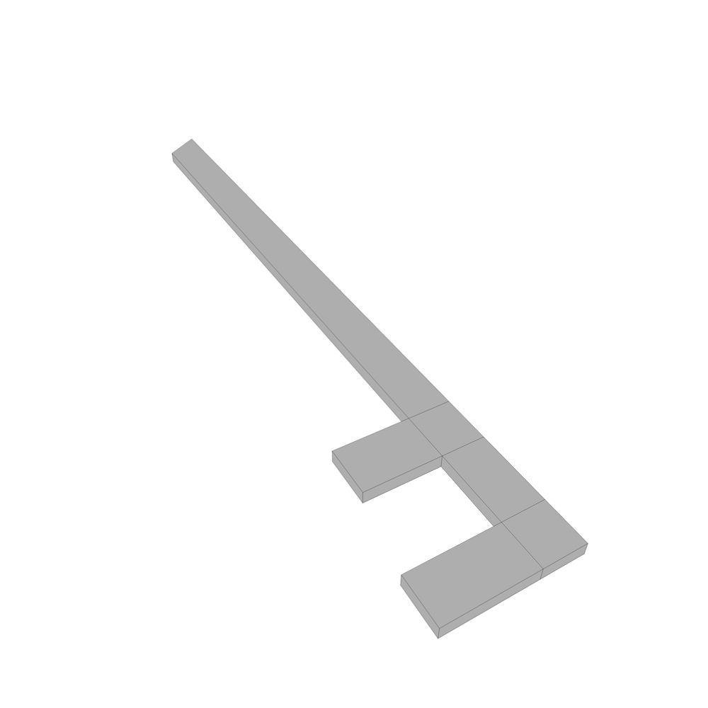 Blacksmith Tools Low-poly 3D model_12