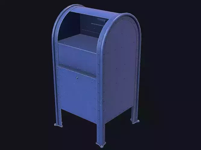 Street Mailbox Game Ready PBR