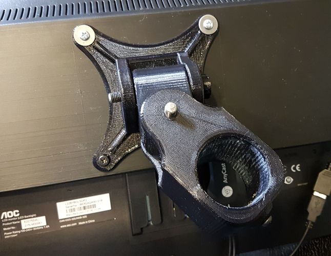 VESA 10 bracket tv monitor 3D print model