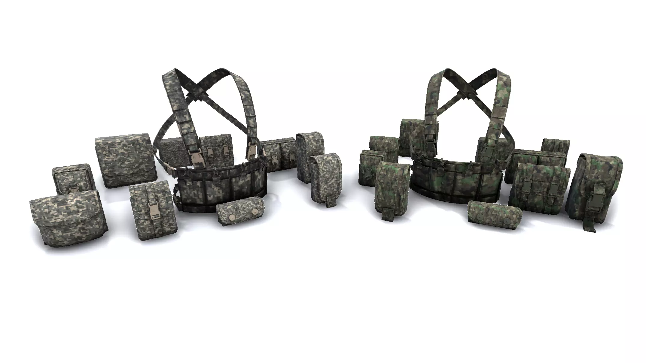 Military Pouch Pack Vol 4 3D model