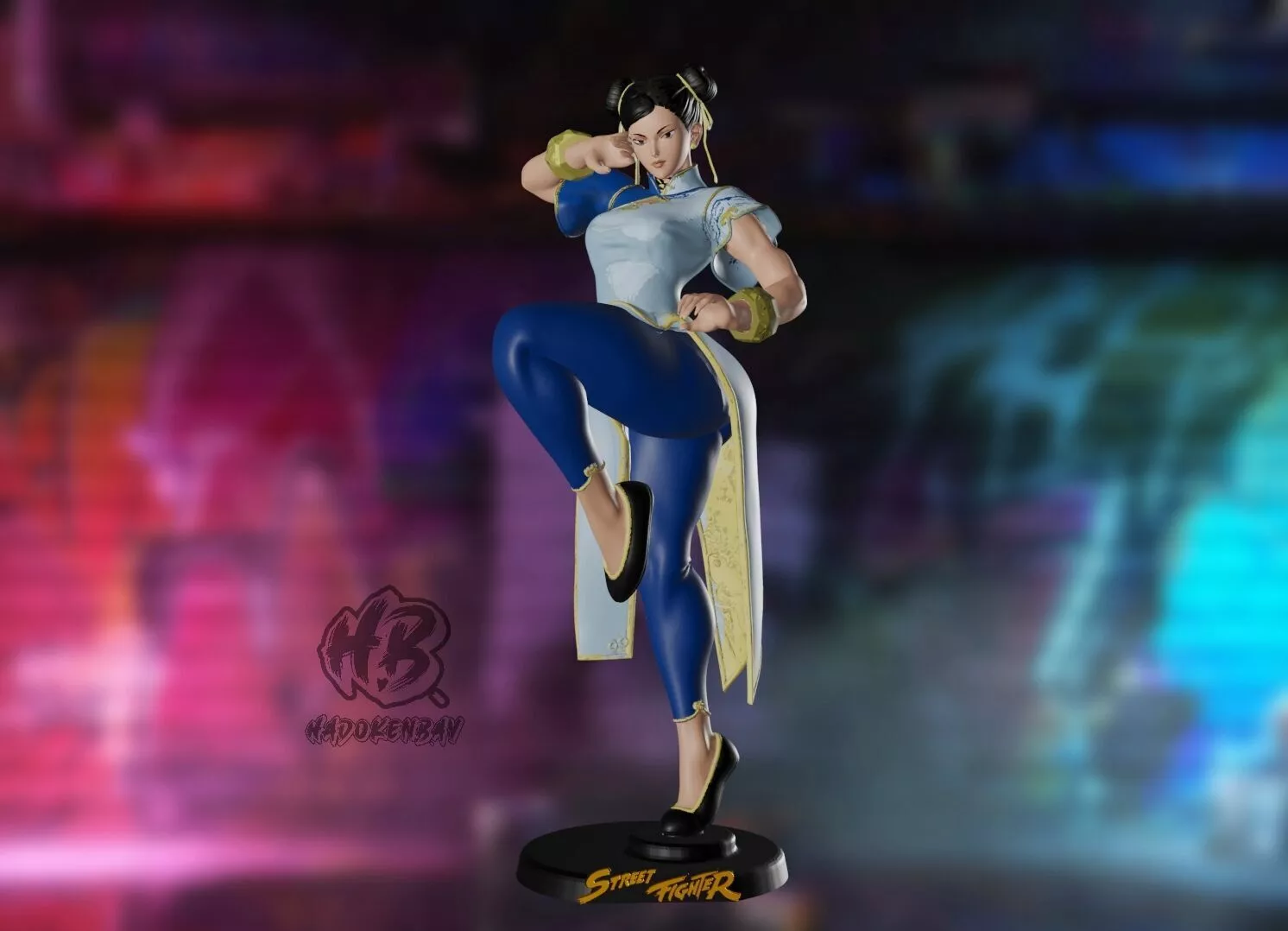 Street Fighter 6 Chun-Li Figure 3D print model
