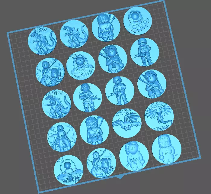 We Are Warriors Coins and Plates 3D print model