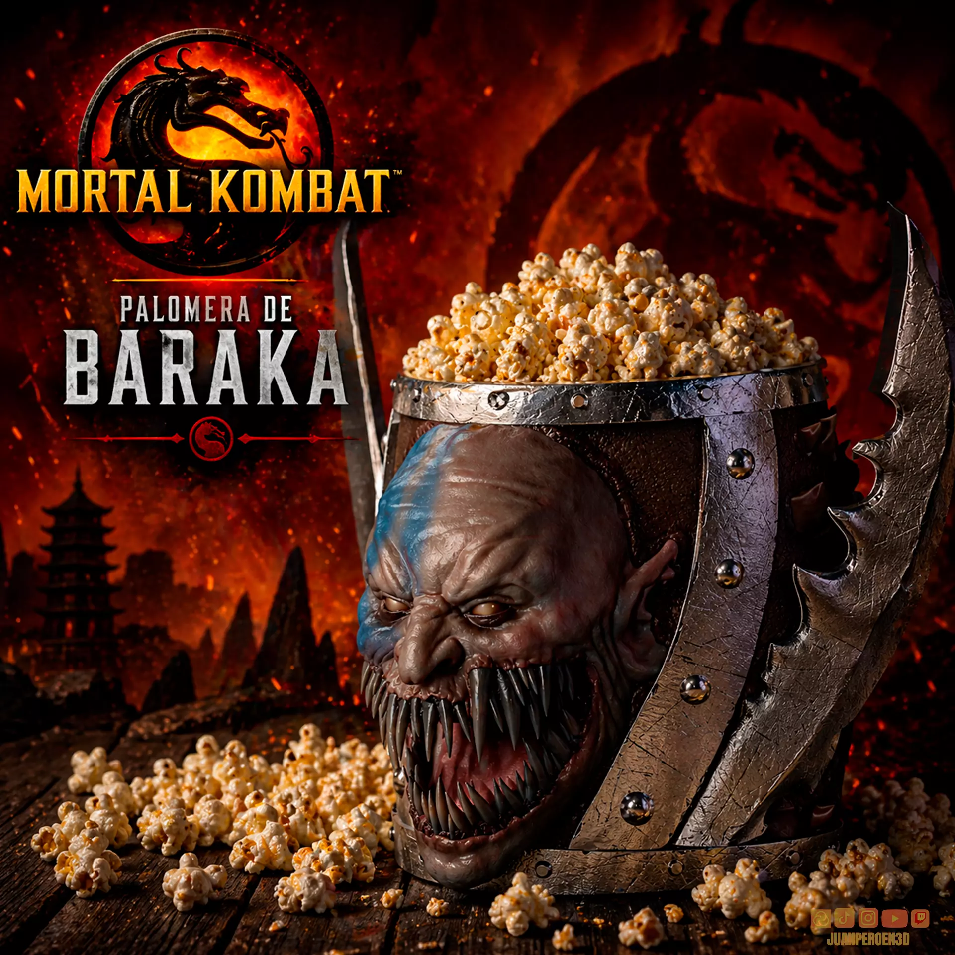 PALOMERA BARAKA MORTAL KOMBAT 3D print model