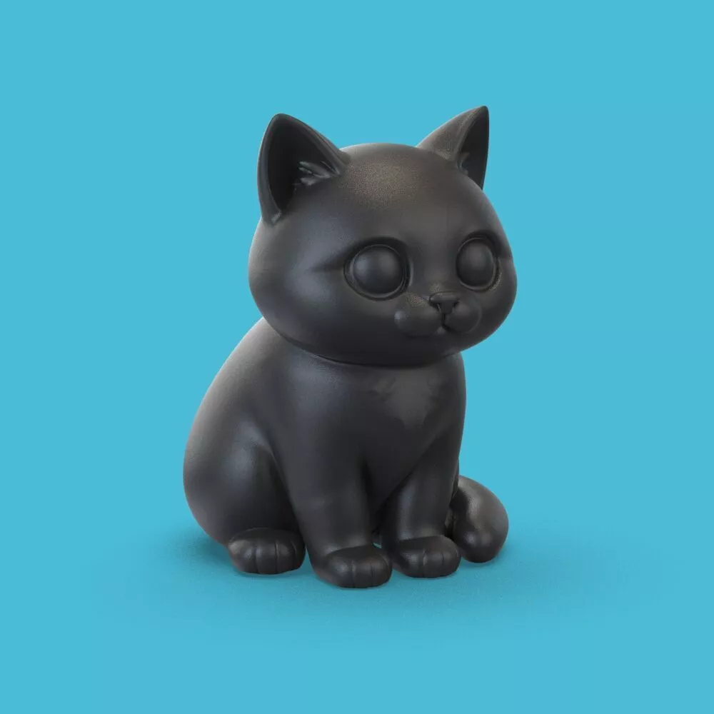 cat gato 3D print model