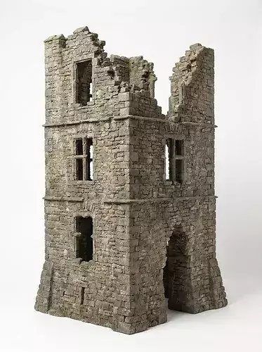 Ancient Ruined Stone Tower