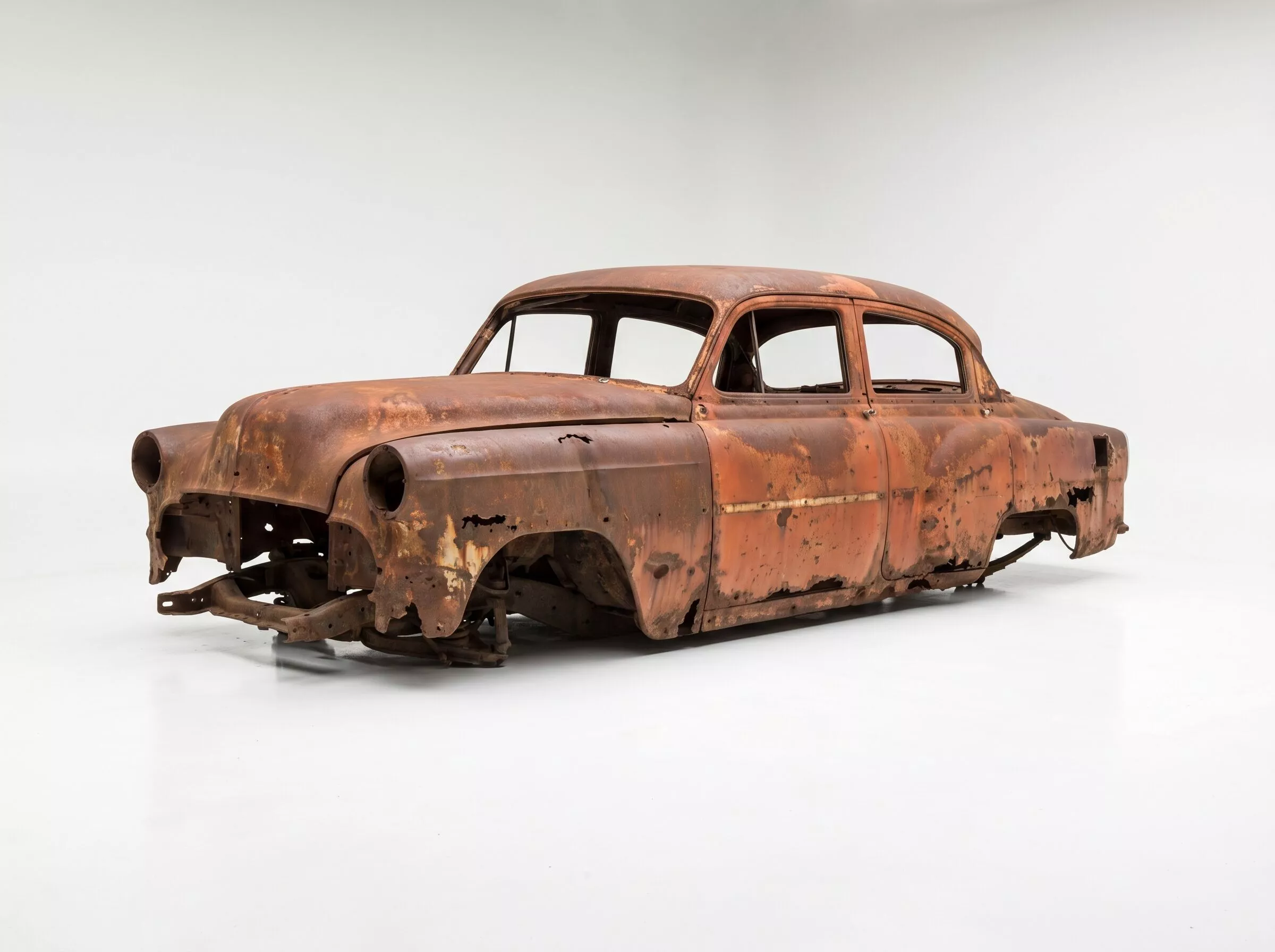 Post-Apocalyptic Abandoned Car 3D model