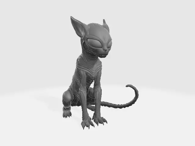 Xenomorph Cat 3D print model