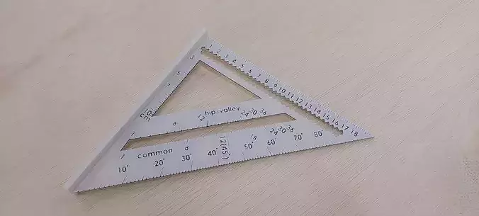 Metric Rafter Square - Speed Square 20 centimeter