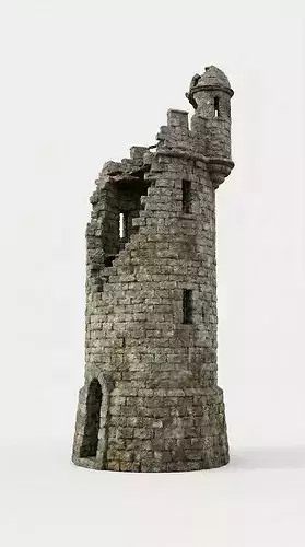 Ancient Stone Tower Ruins