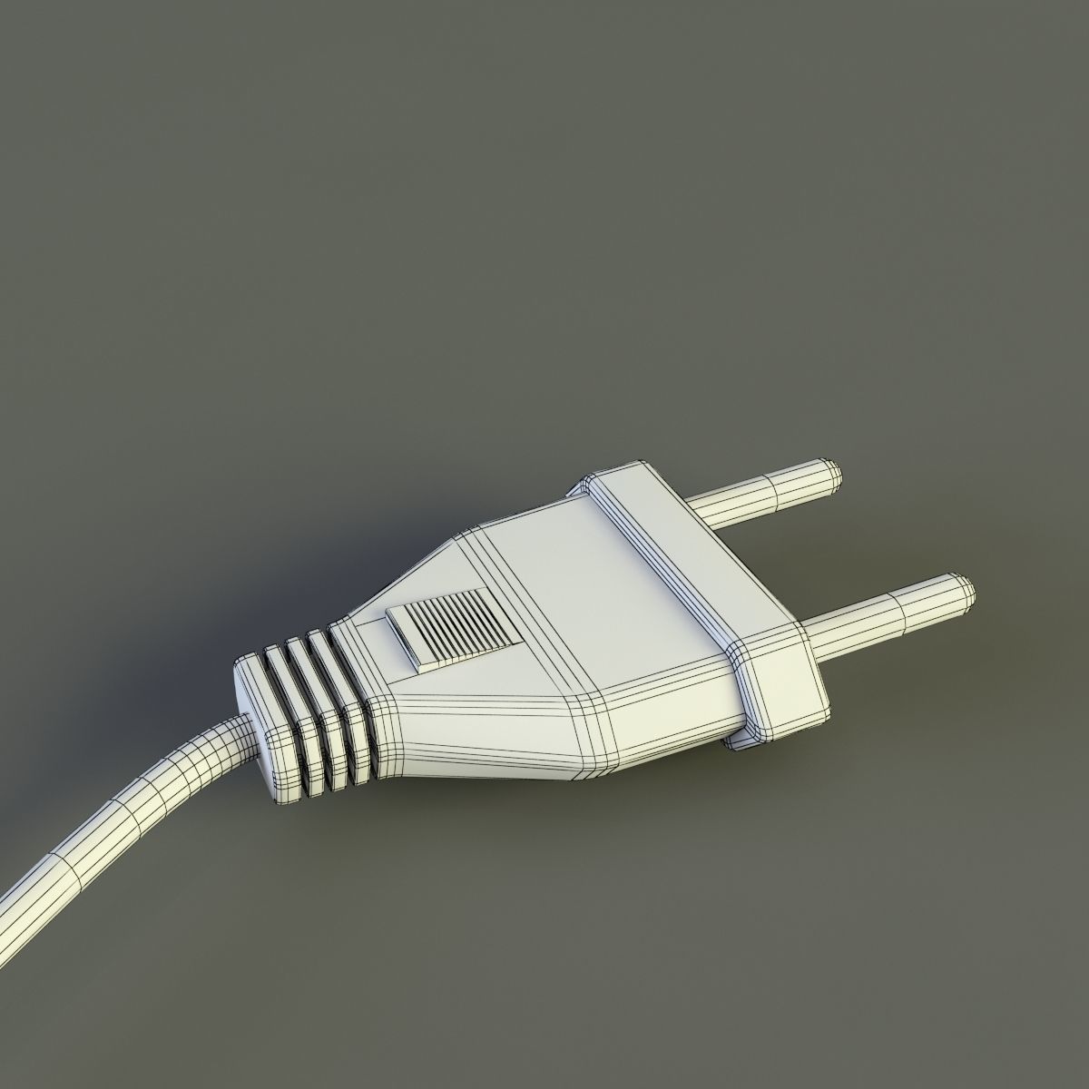 Bernua floor lamp by CHIARO  Low-poly 3D model_4