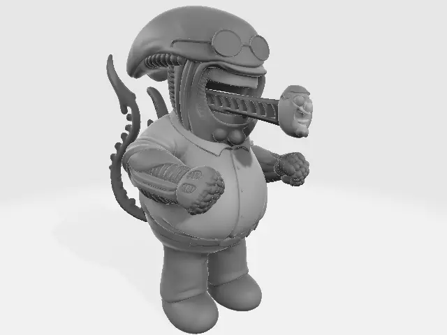 Xenomorph Peter 3D print model