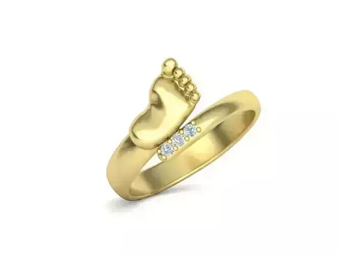 Baby Leg Ring Mother Ring 3dmodel