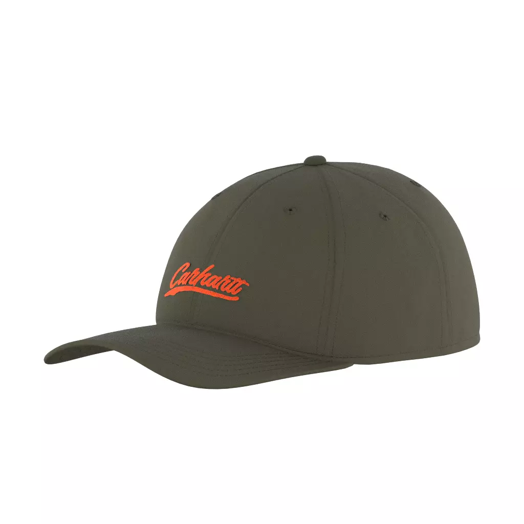 Carhartt Canvas Script Graphic Cap Basil Low-poly 3D model