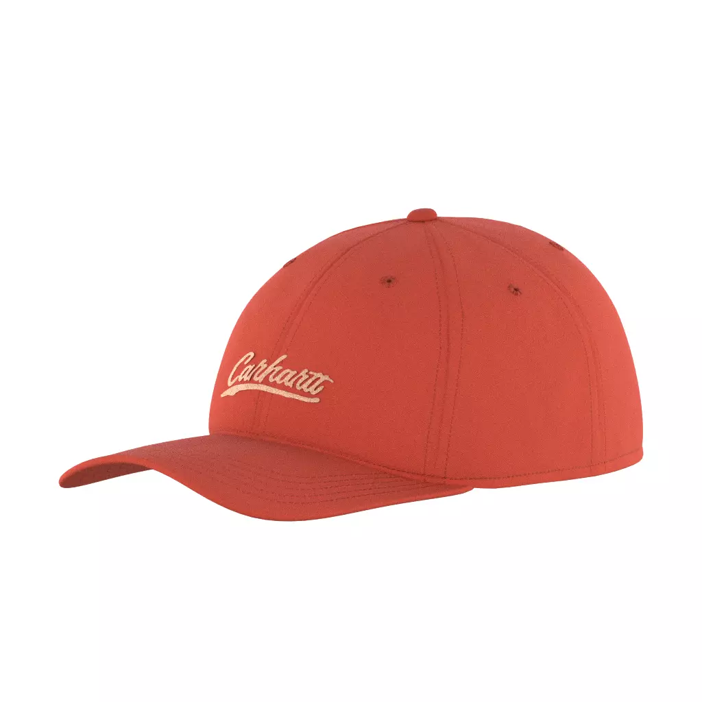 Carhartt Canvas Script Graphic Cap Desert Orange Low-poly 3D model