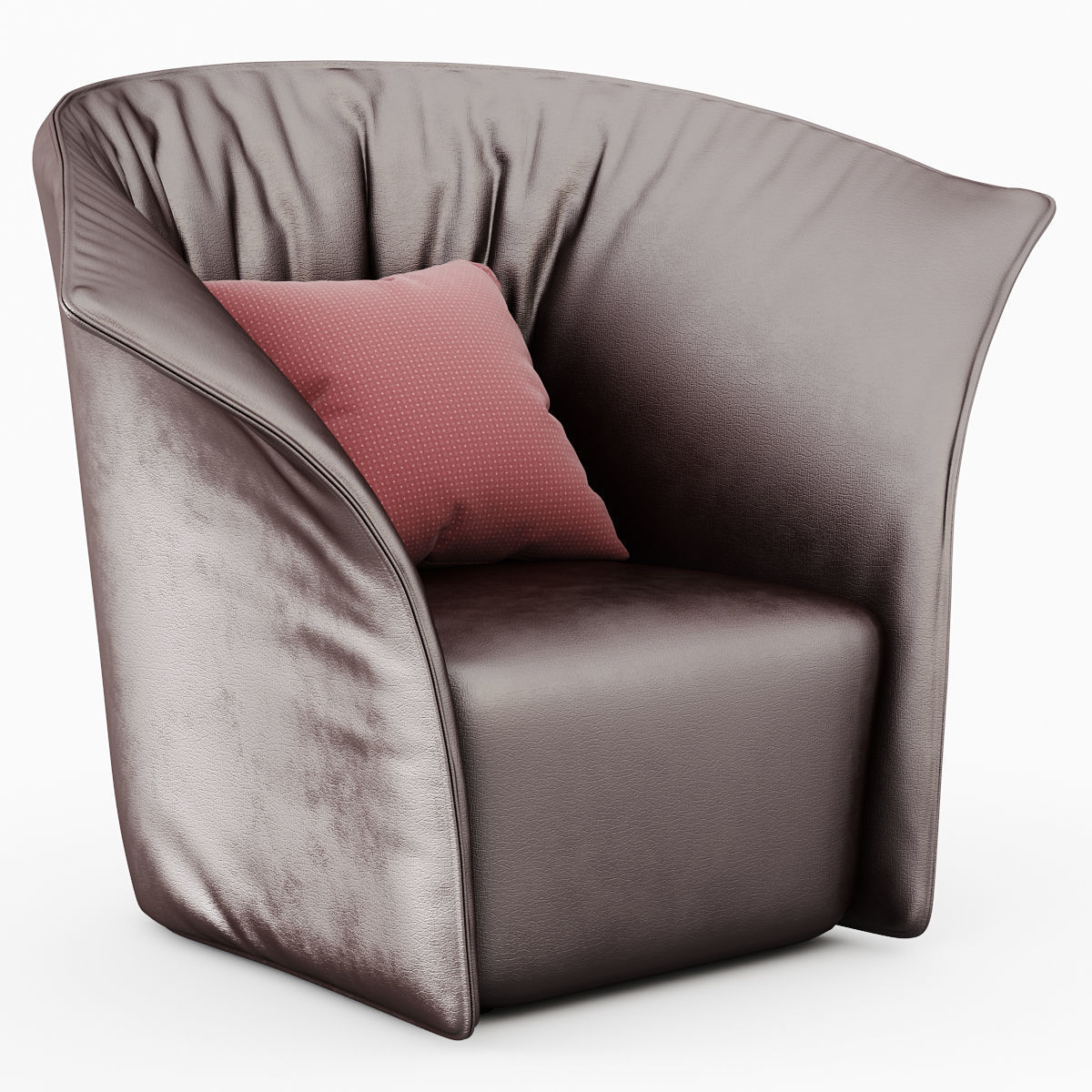 Armchair Artichoke 3D model_2