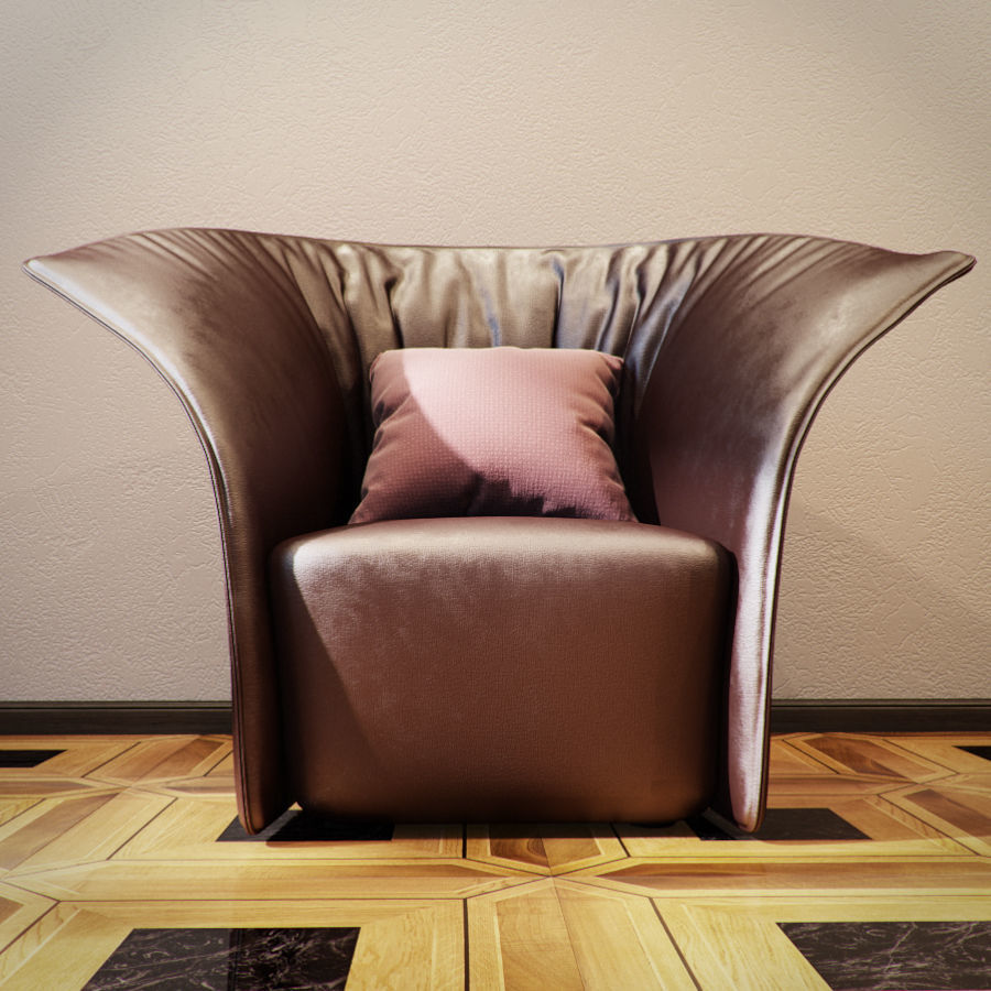 Armchair Artichoke 3D model_3