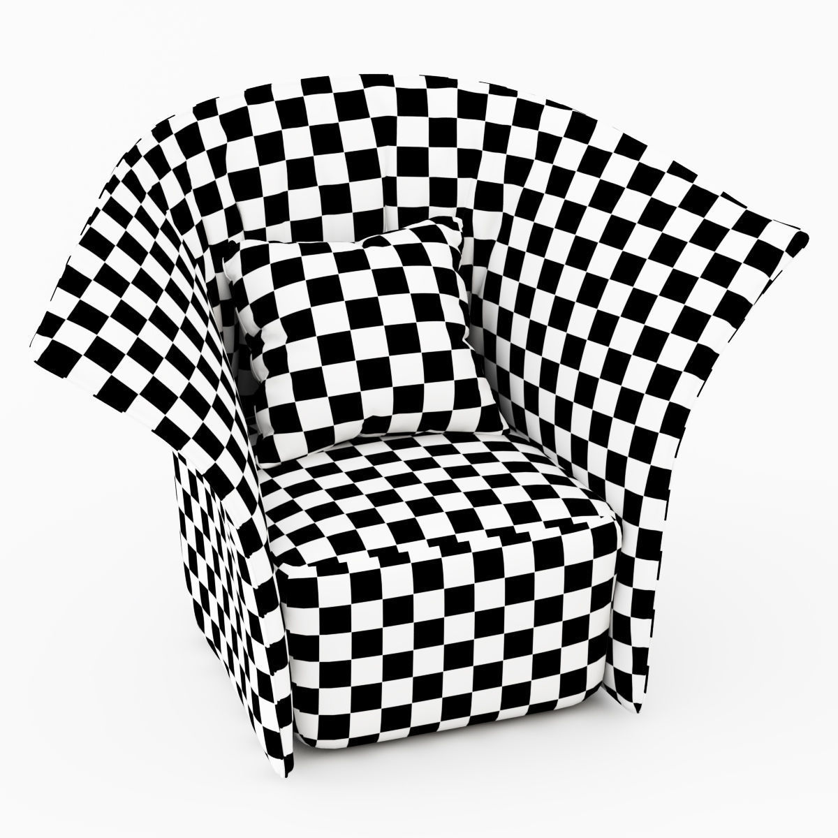 Armchair Artichoke 3D model_5