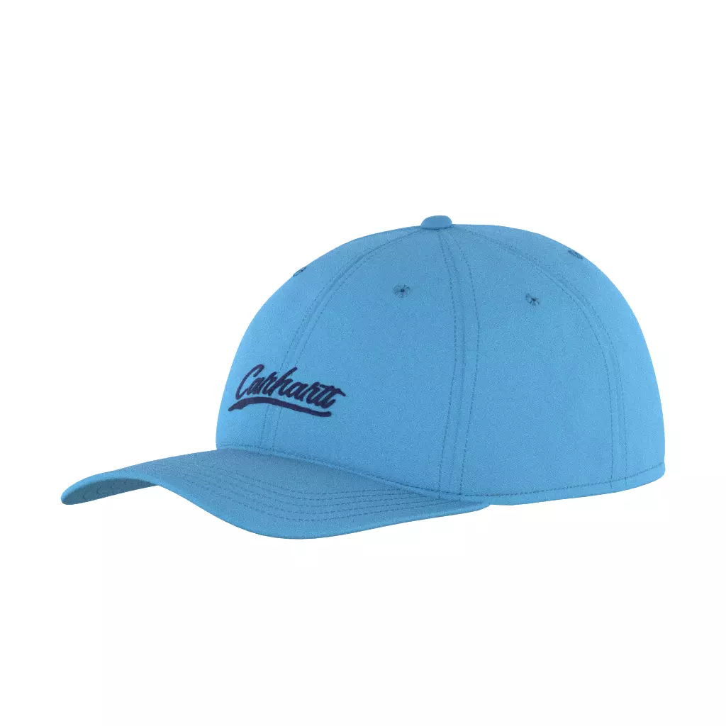 Carhartt Canvas Script Graphic Cap Powder Blue Low-poly 3D model
