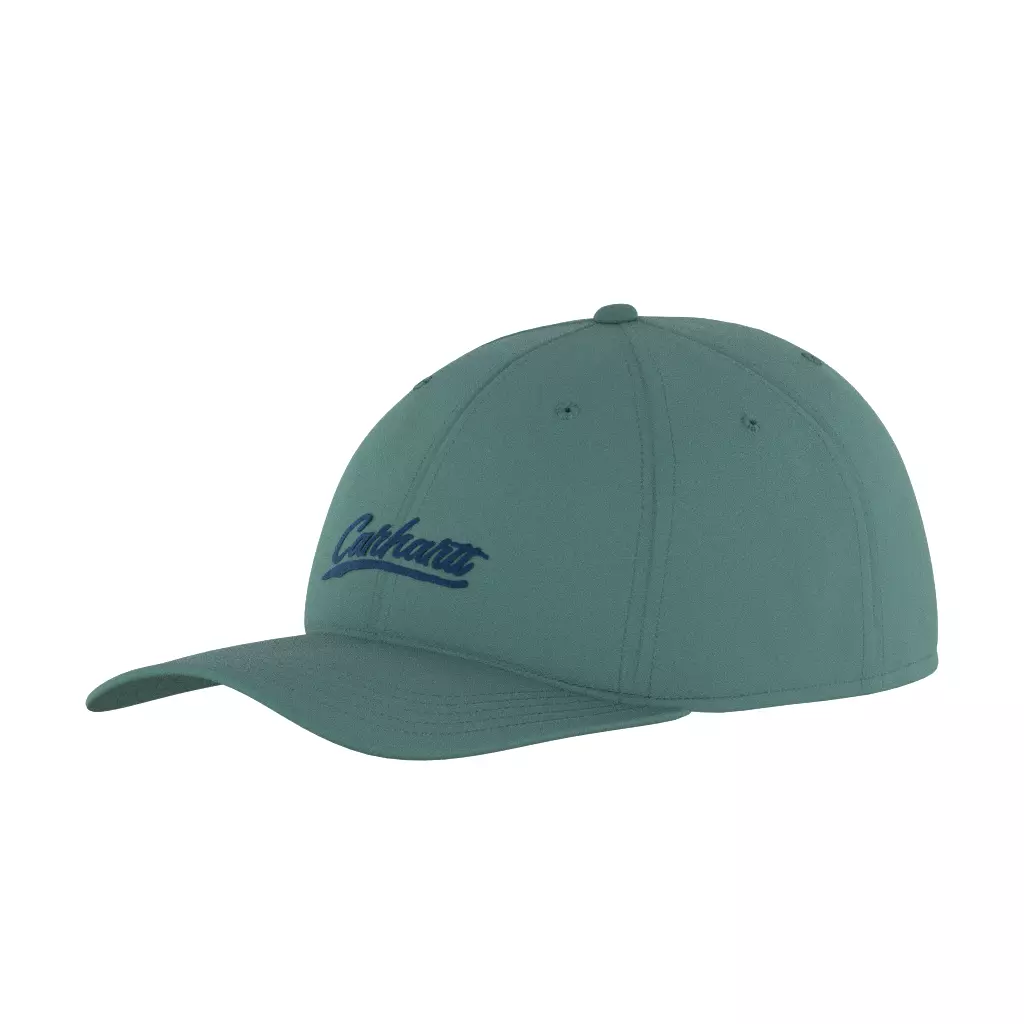 Carhartt Canvas Script Graphic Cap Slate Green Low-poly 3D model