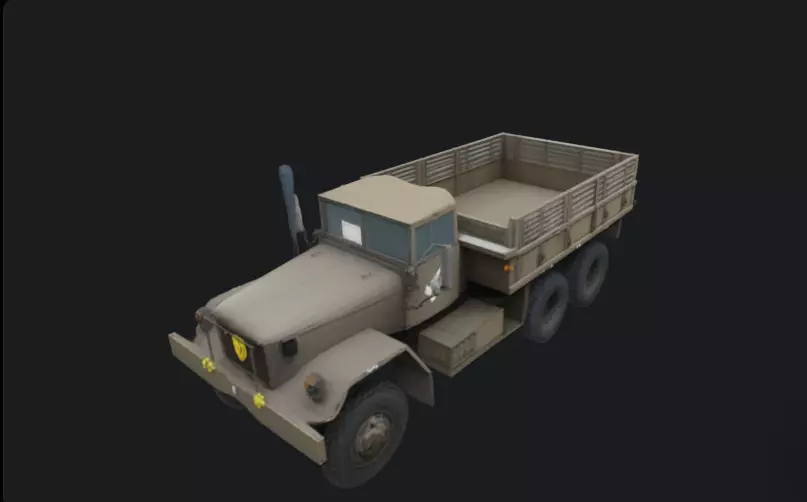 Military Truck 3D Model 3D model