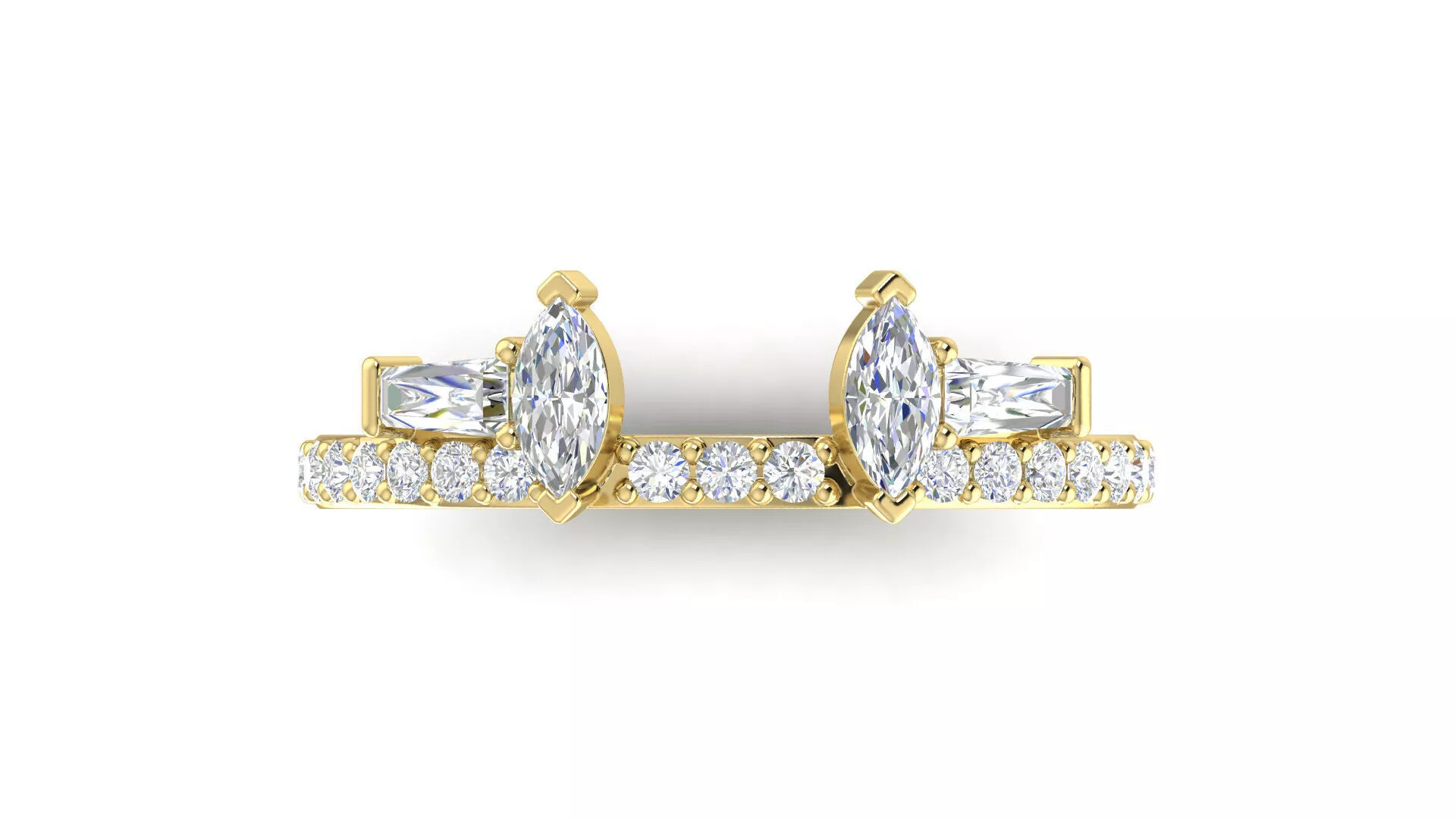 Diamond Pave Ring Jacket 3DM 3D print model
