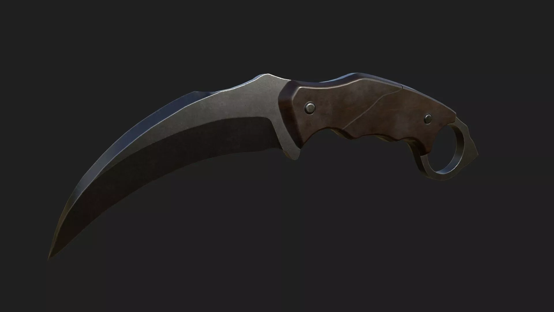 Karambit Knife - Game Ready - 4K PBR Low-poly 3D model