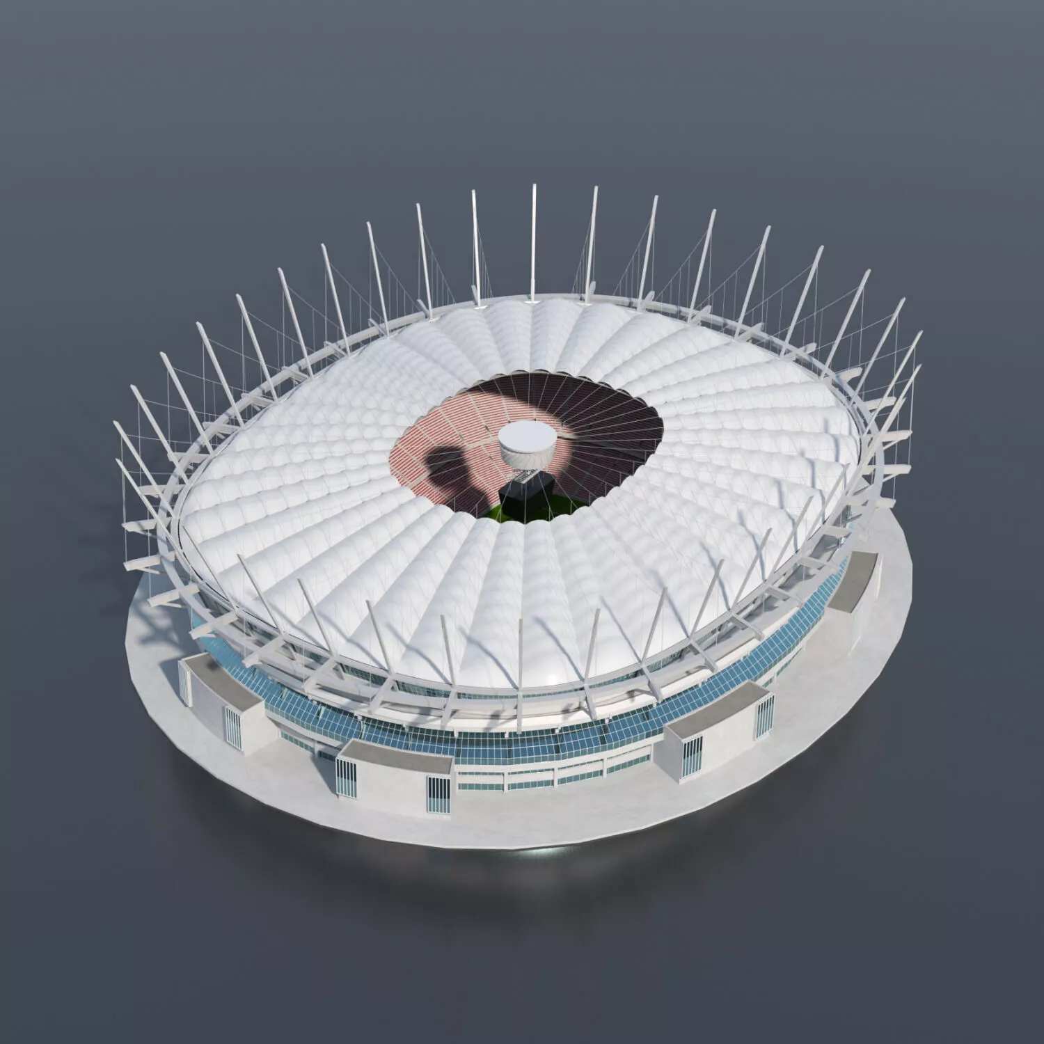 BC Place VANCOUVER World Cup 2026 Low-poly 3D model