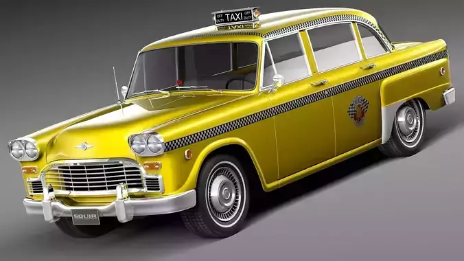 Checker Cab A8 Marathon 1956-1982 3D model