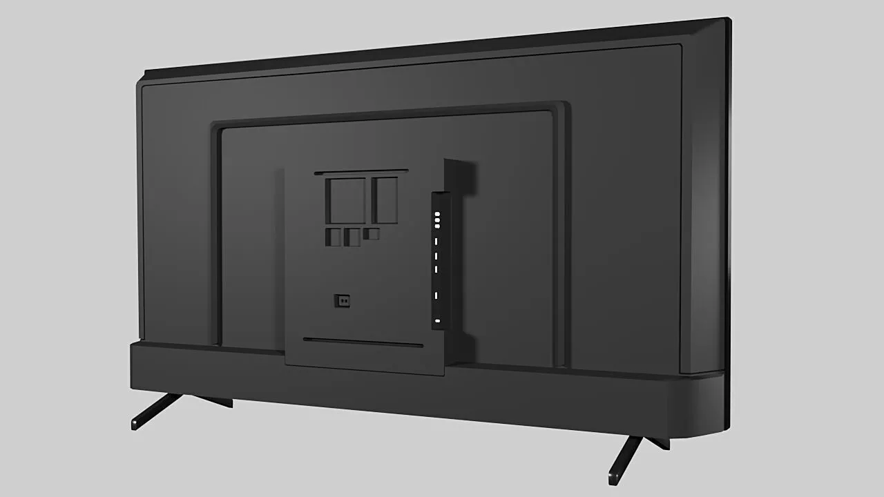 Tv Philips 43 Inches 3D Model Low Poly Low-poly 3D model