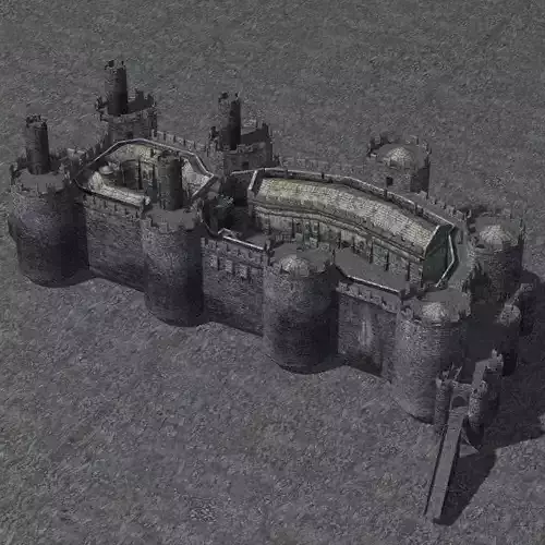 Castle Set 1 in obj format