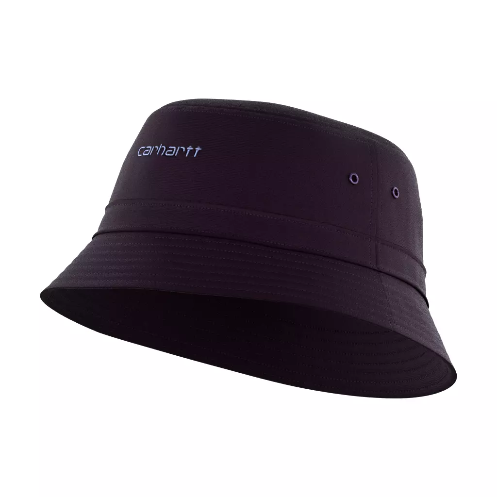Carhartt Script Bucket Hat Burgundy Low-poly 3D model