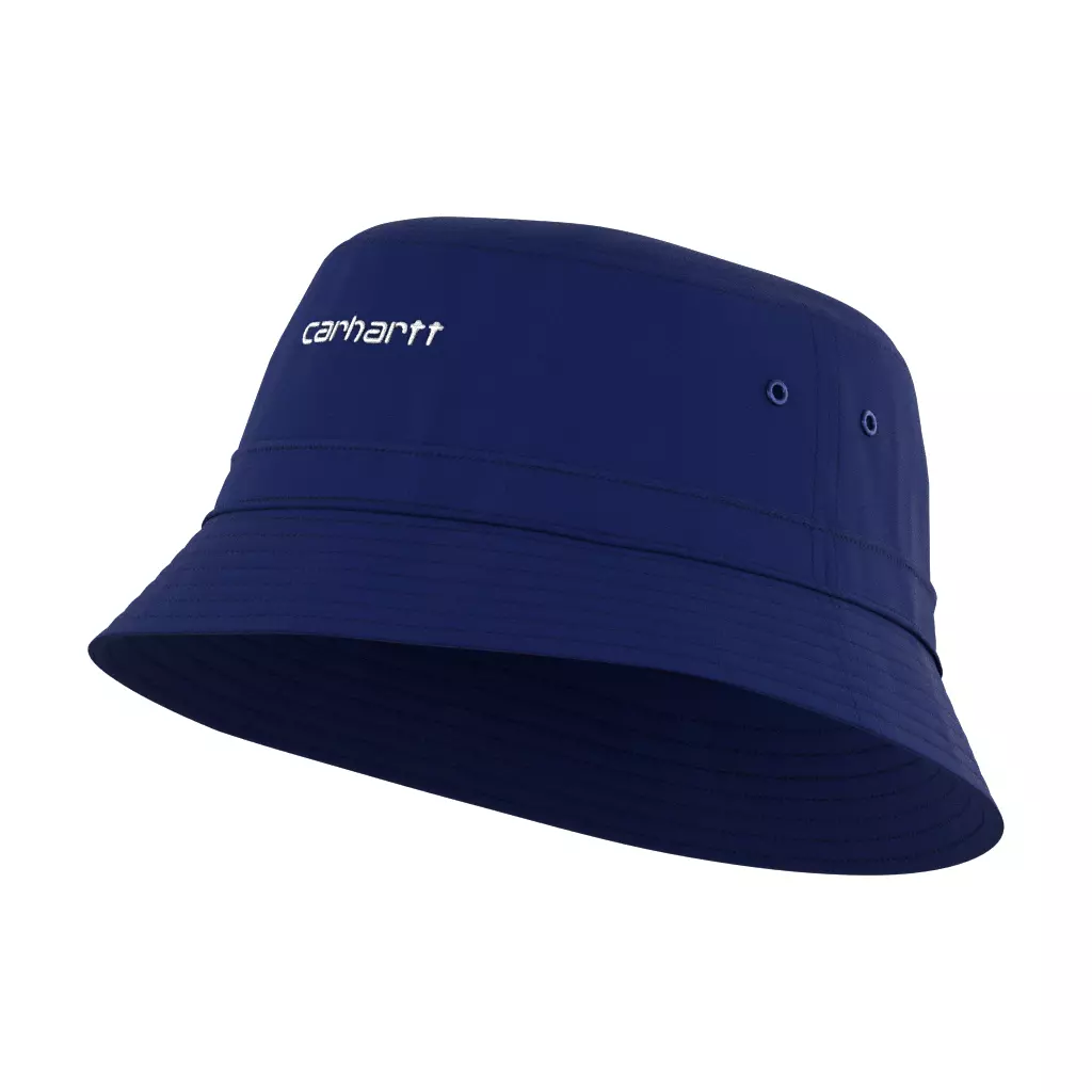 Carhartt Script Bucket Hat Lazurite Low-poly 3D model