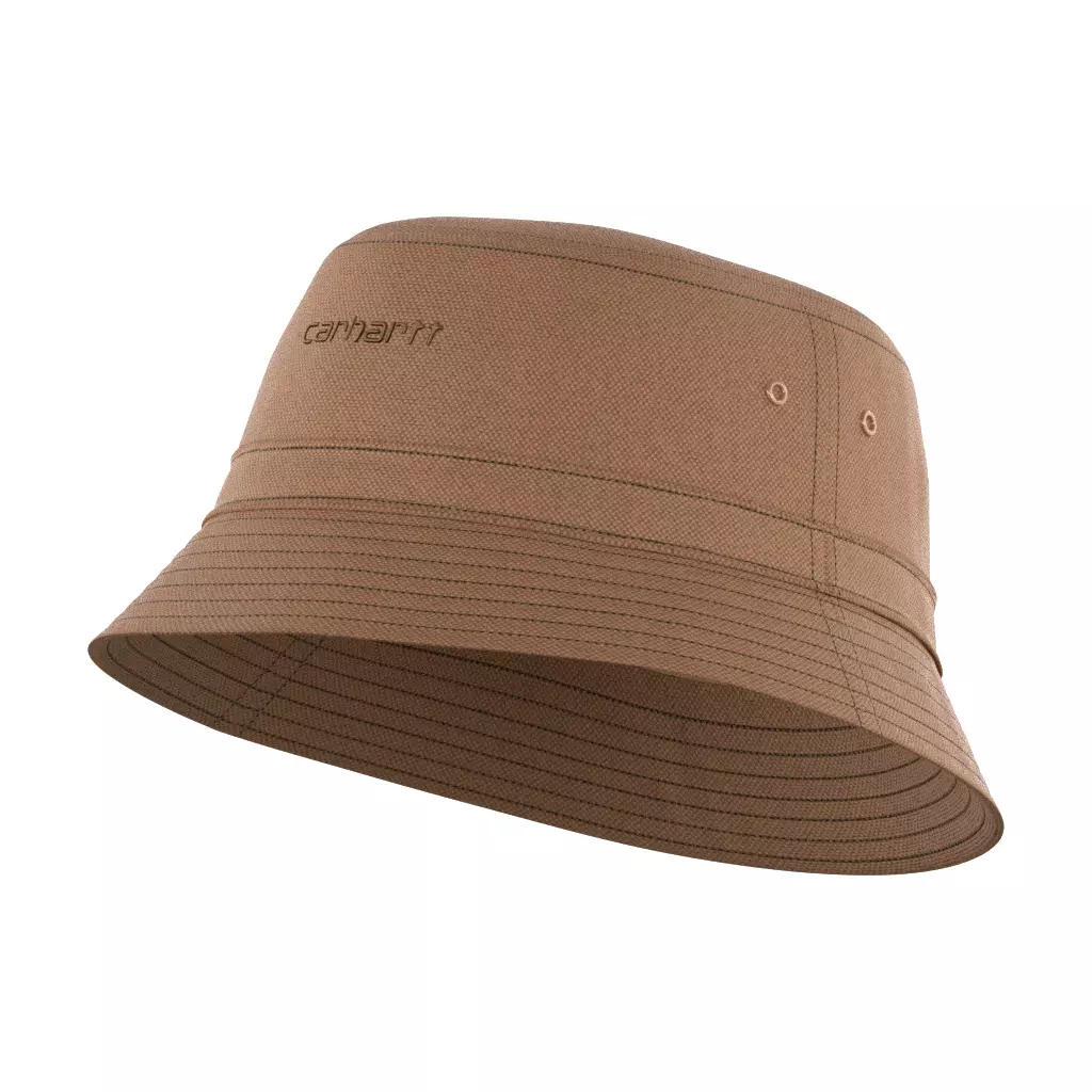 Carhartt Script Bucket Hat Nomad Hamilton Brown Low-poly 3D model