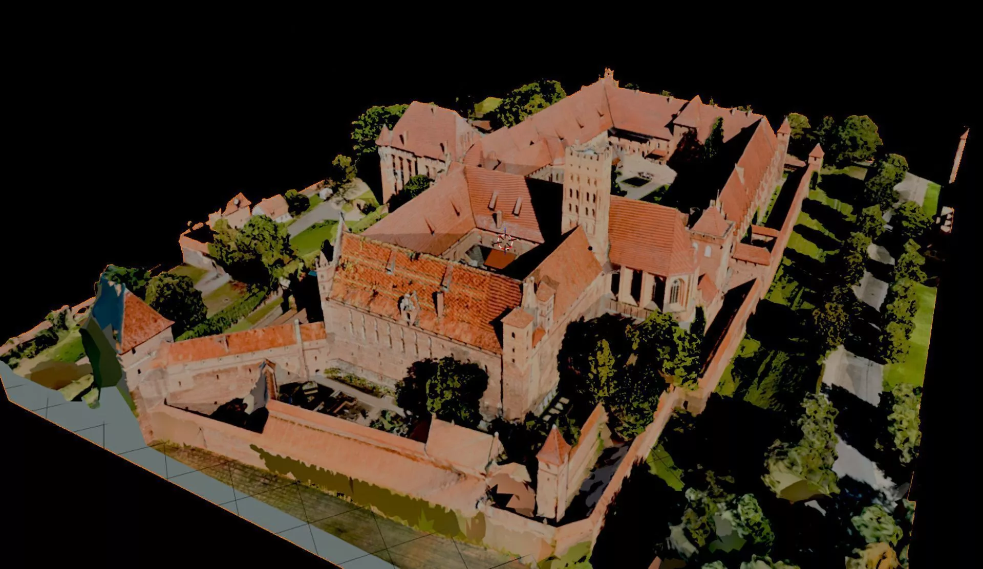 Malbork Castle HighDetail Photogrammetry 3D Model PBR 3D model