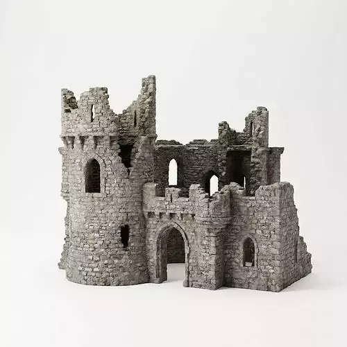  Ancient Stone Fortress Ruin