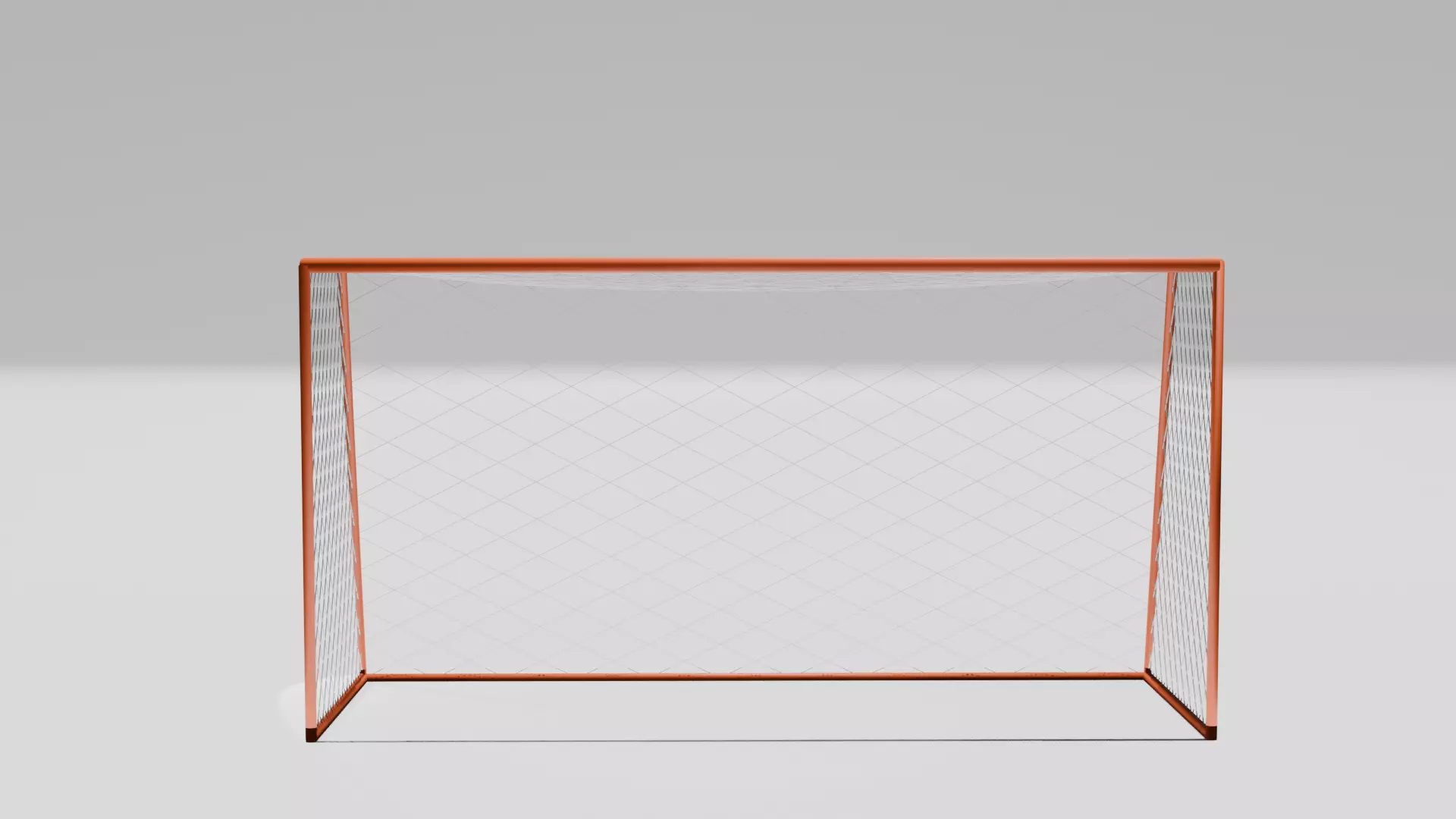 Goal net football goal 3D model