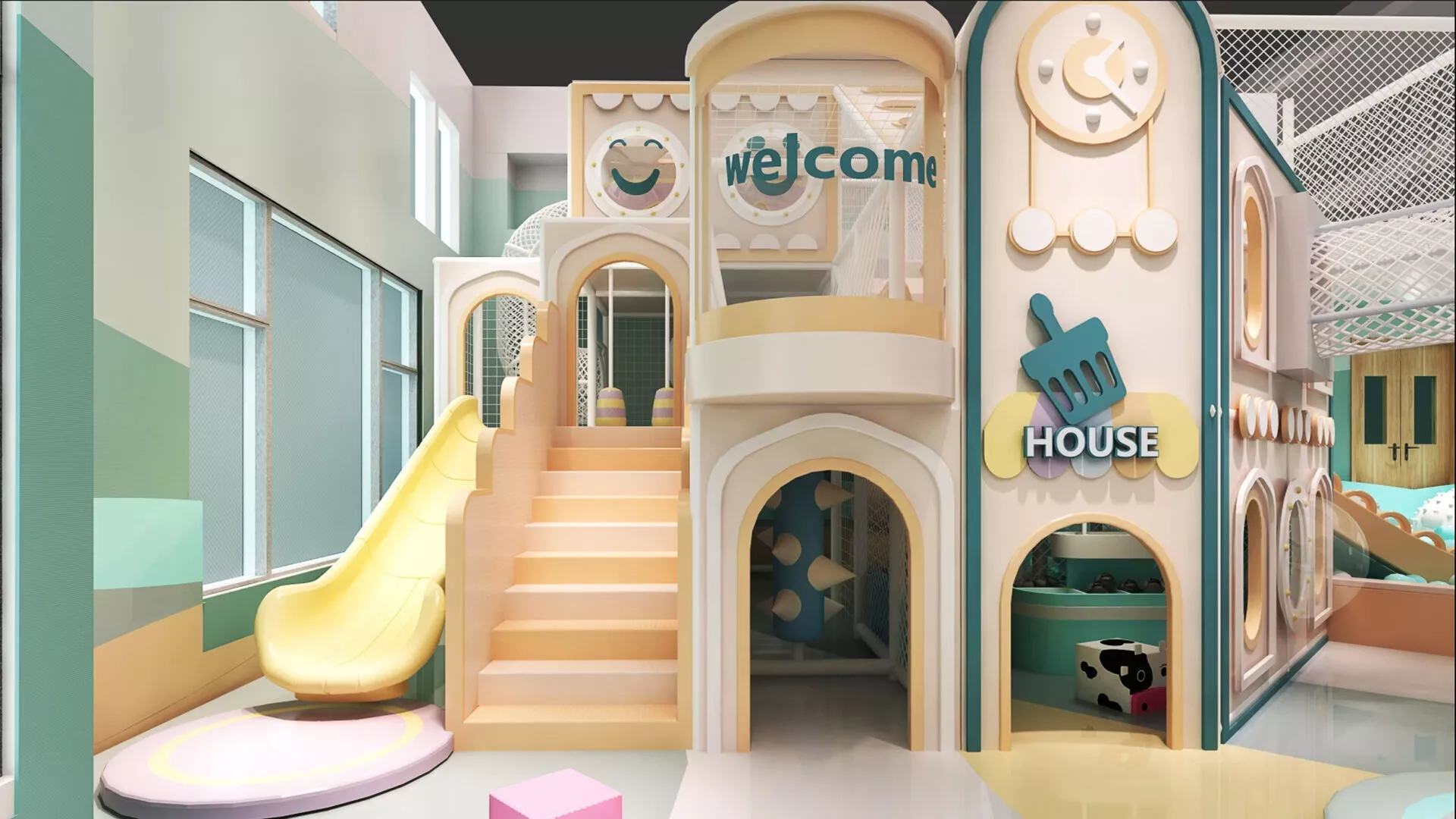 Indoor Family Entertainment Center 3D model