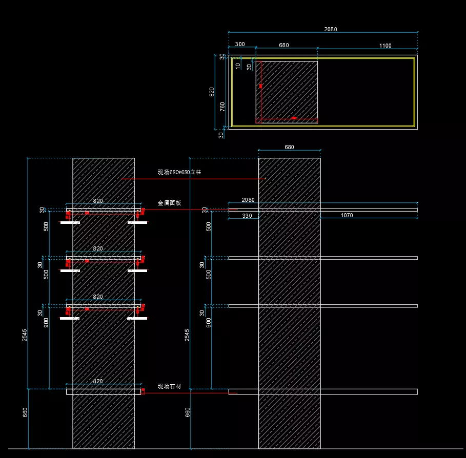 Custom Metal Suspension Shelf Bracket Low-poly 3D model