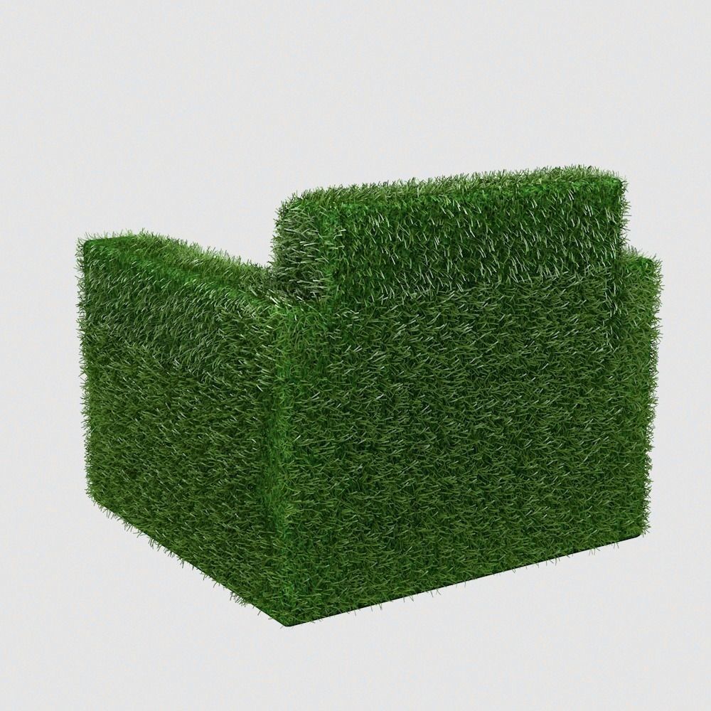 Sofa Grass 3D model_2