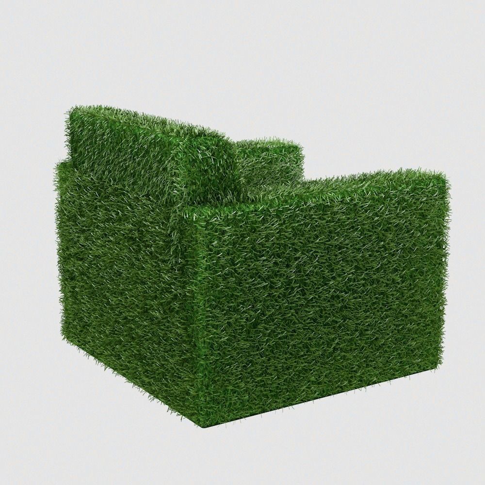 Sofa Grass 3D model_1