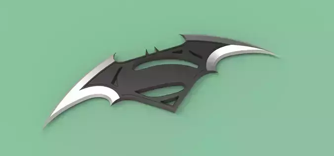 Batarang and Logo Batman vs Superman