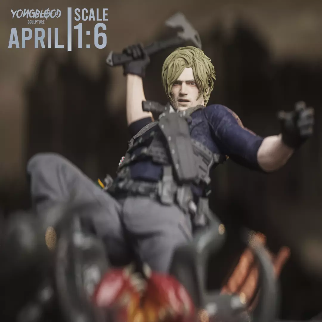 Leon S Kennedy Resident Evil Requiem 3D print model