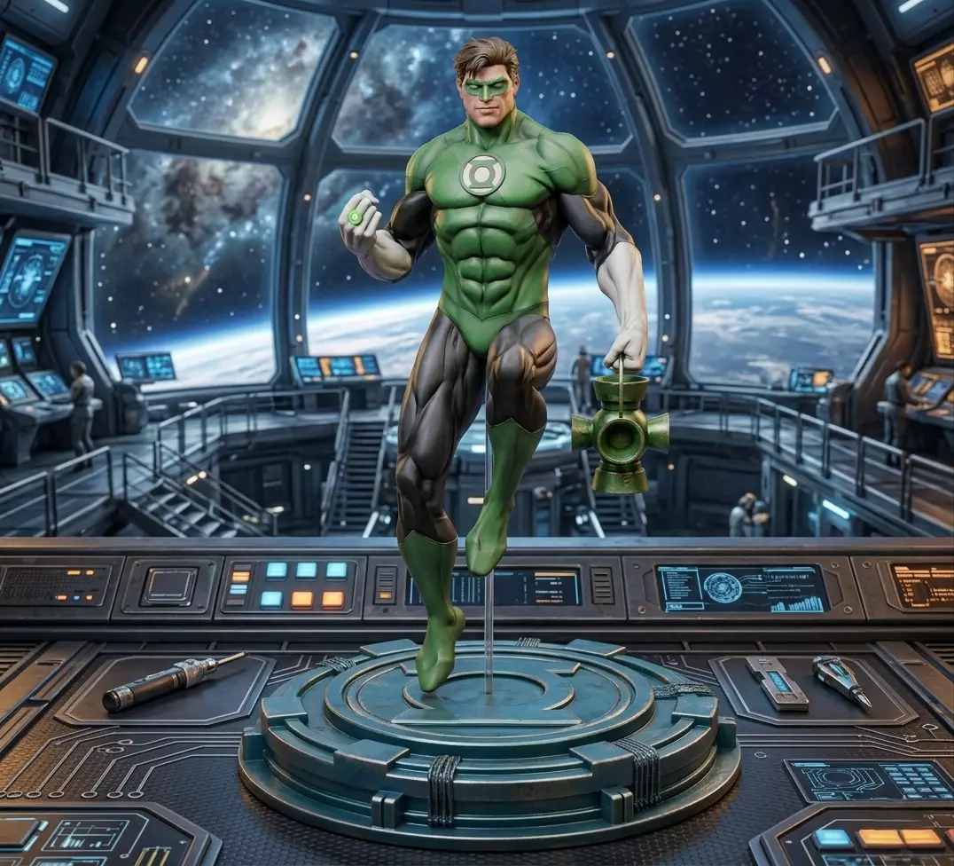 Green Lantern - Hal Jordan 3D Statue - High Detail Statue 3D print model