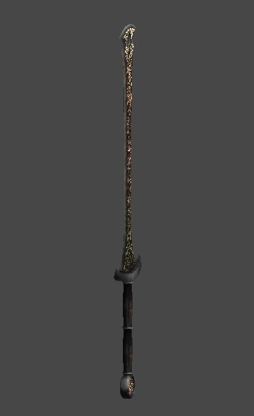 Great Sword1 Low-poly 3D model_9