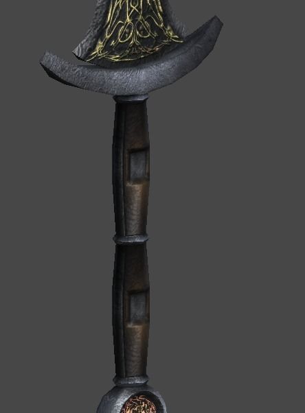 Great Sword1 Low-poly 3D model_7