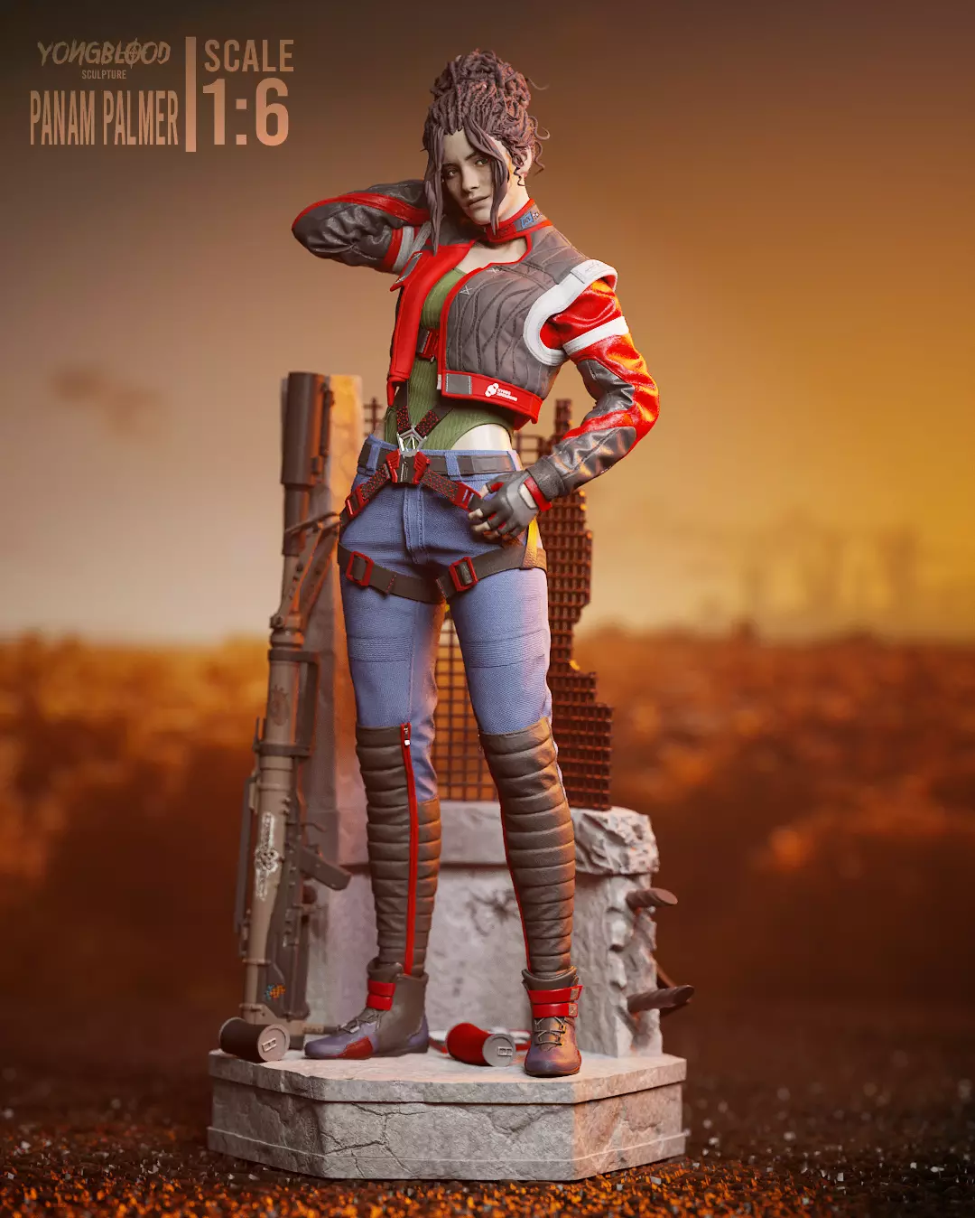Panam Palmer - Cyberpunk 2077 3D print model