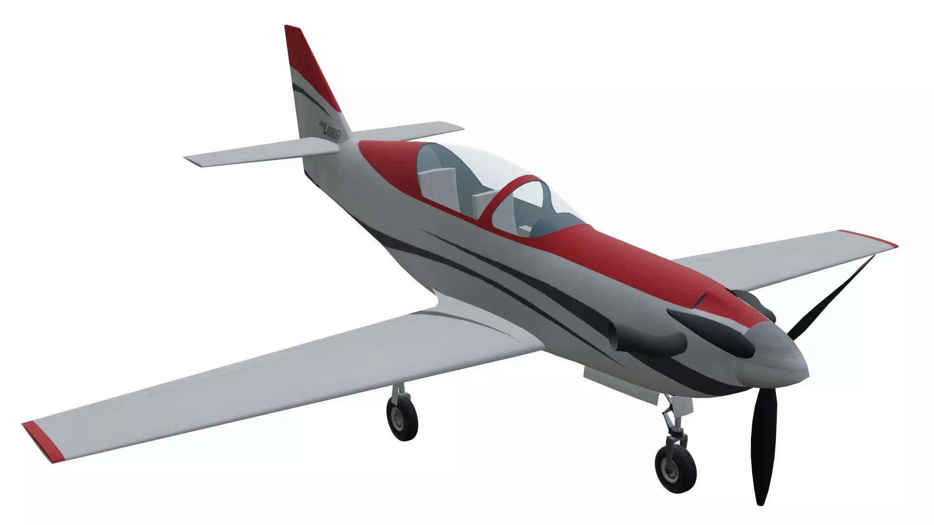 Performance Turbine Legend Low-poly 3D model
